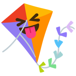 Kite and Squinting face with tongue