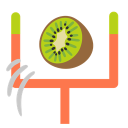 kiwi fruit and american football