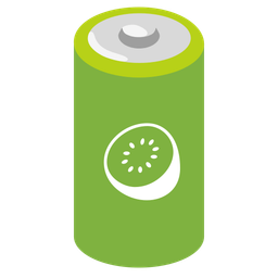 kiwi fruit and battery
