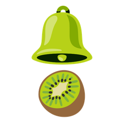kiwi fruit and bell