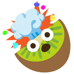 kiwi fruit and exploding head