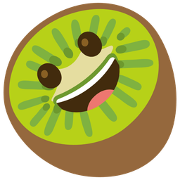 Kiwi fruit and Grinning face