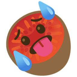 kiwi fruit and hot face