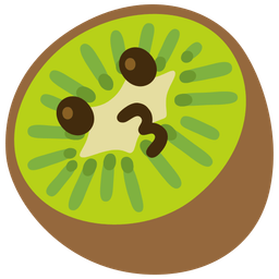 Kiwi fruit and Kissing face