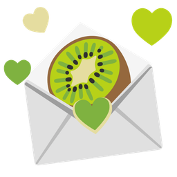 kiwi fruit and love letter