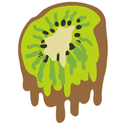 Kiwi fruit and Melting face