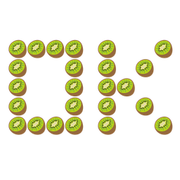 kiwi fruit and OK button