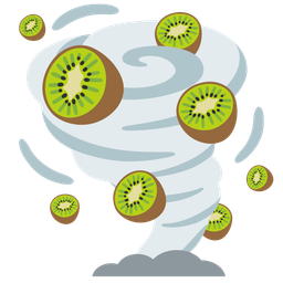 kiwi fruit and tornado