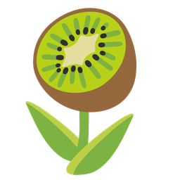 kiwi fruit and tulip