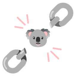 koala and chains