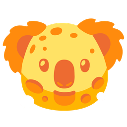 koala and cheese wedge