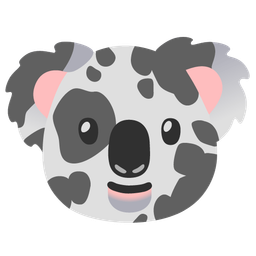 koala and cow face