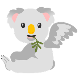 koala and dove