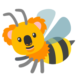 koala and honeybee