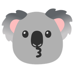 Koala and Kissing face