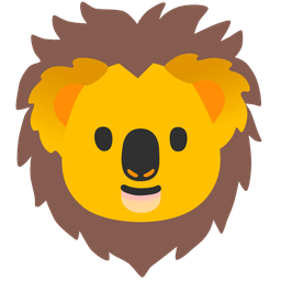 koala and lion