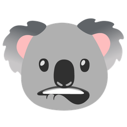koala and mouth