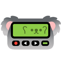 koala and pager