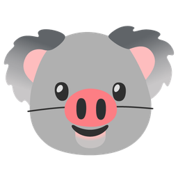koala and pig face