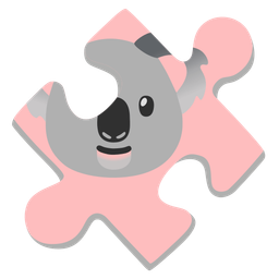koala and puzzle piece