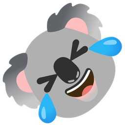 Koala and Rolling on the floor laughing