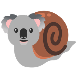 koala and snail