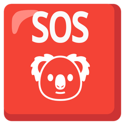 koala and SOS button