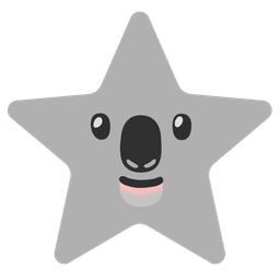 koala and star