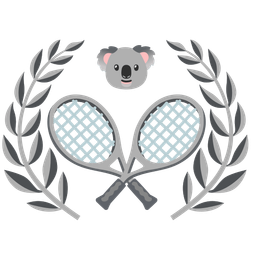 koala and tennis