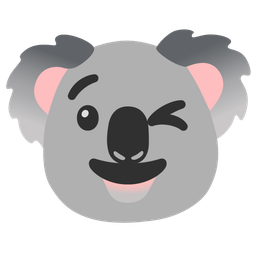 Koala and Winking face