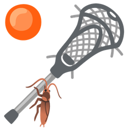 lacrosse and cockroach