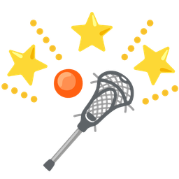 lacrosse and glowing star