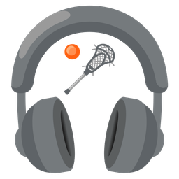 lacrosse and headphone