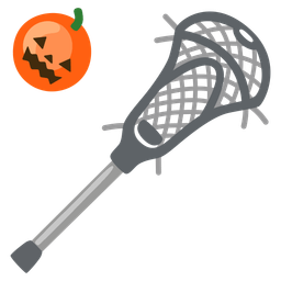lacrosse and jack-o-lantern