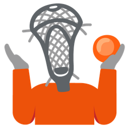 lacrosse and person shrugging