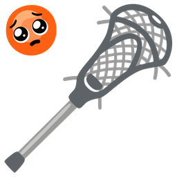 lacrosse and pleading face