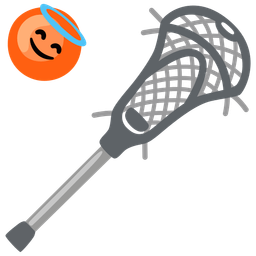 Lacrosse and Smiling face with halo