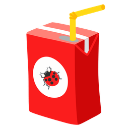 lady beetle and beverage box