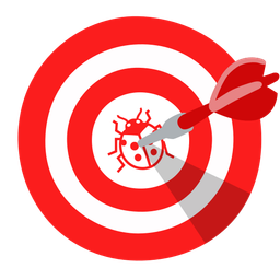 lady beetle and bow and arrow