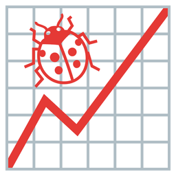 lady beetle and chart increasing