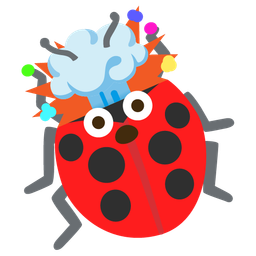 lady beetle and exploding head