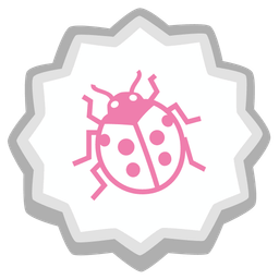 lady beetle and fish cake with swirl