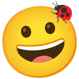 Lady beetle and Grinning face