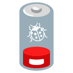 lady beetle and low battery