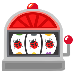 lady beetle and slot machine