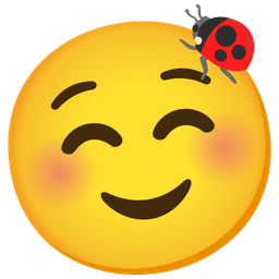 Lady beetle and Smiling face