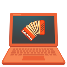 Laptop and Accordion