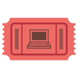 Laptop and Admission tickets