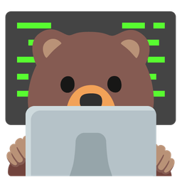Laptop and Bear