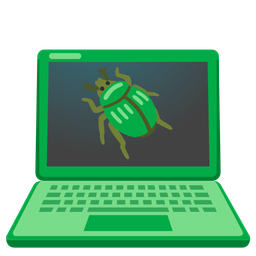 Laptop and Beetle